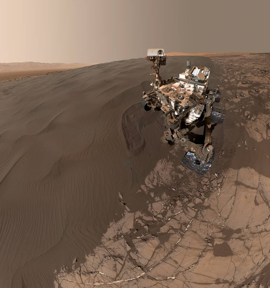 Selfie+of+the+Curiosity+Rover+taken+on+Mars%2C+via+NASA
