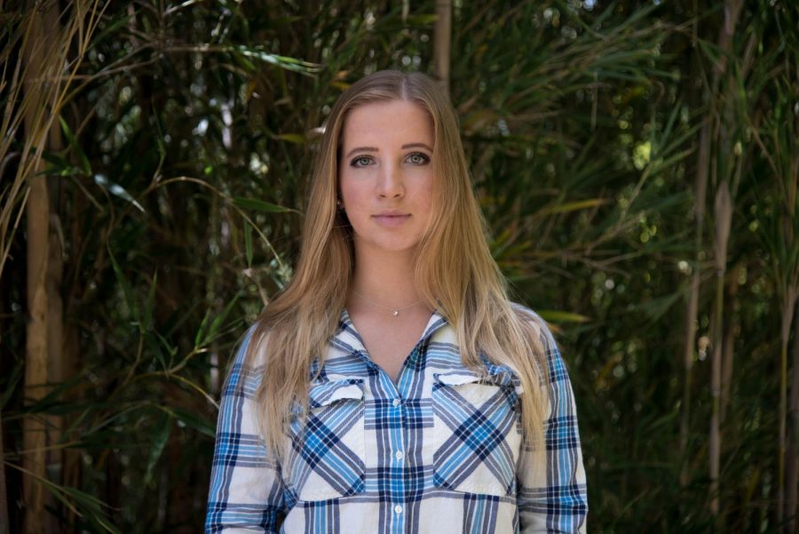 Lydia Jungkind poses for a portrait at Foothill College.