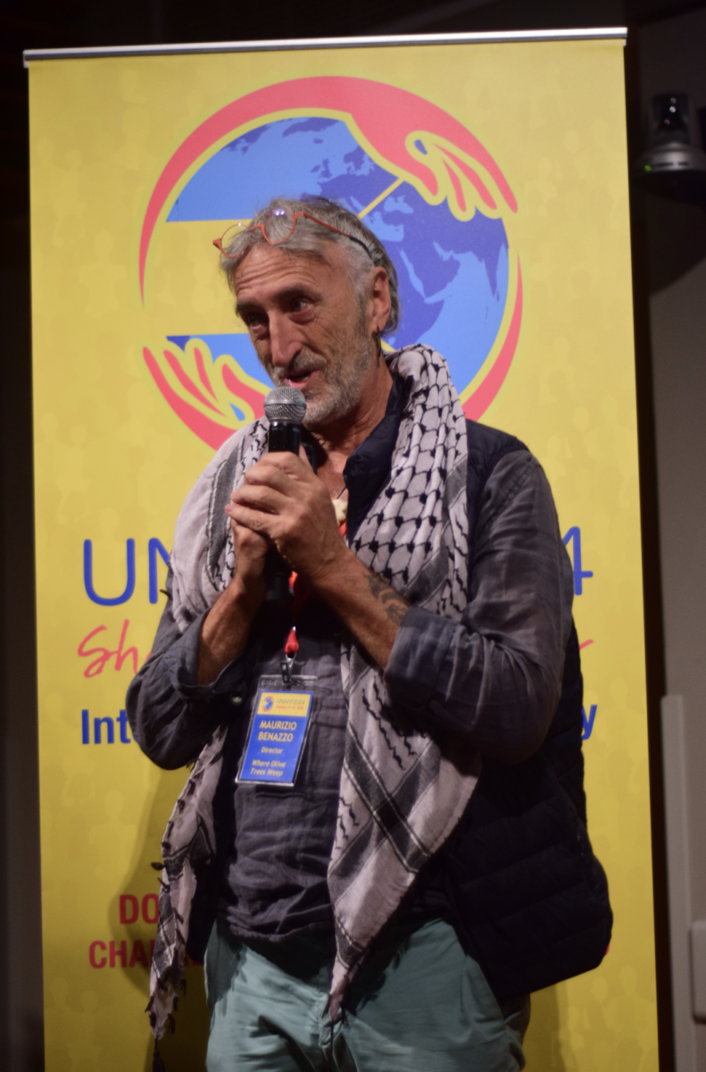 Maurizio Benazzo, one of the directors of  Where Olive Trees Weep  Weep.