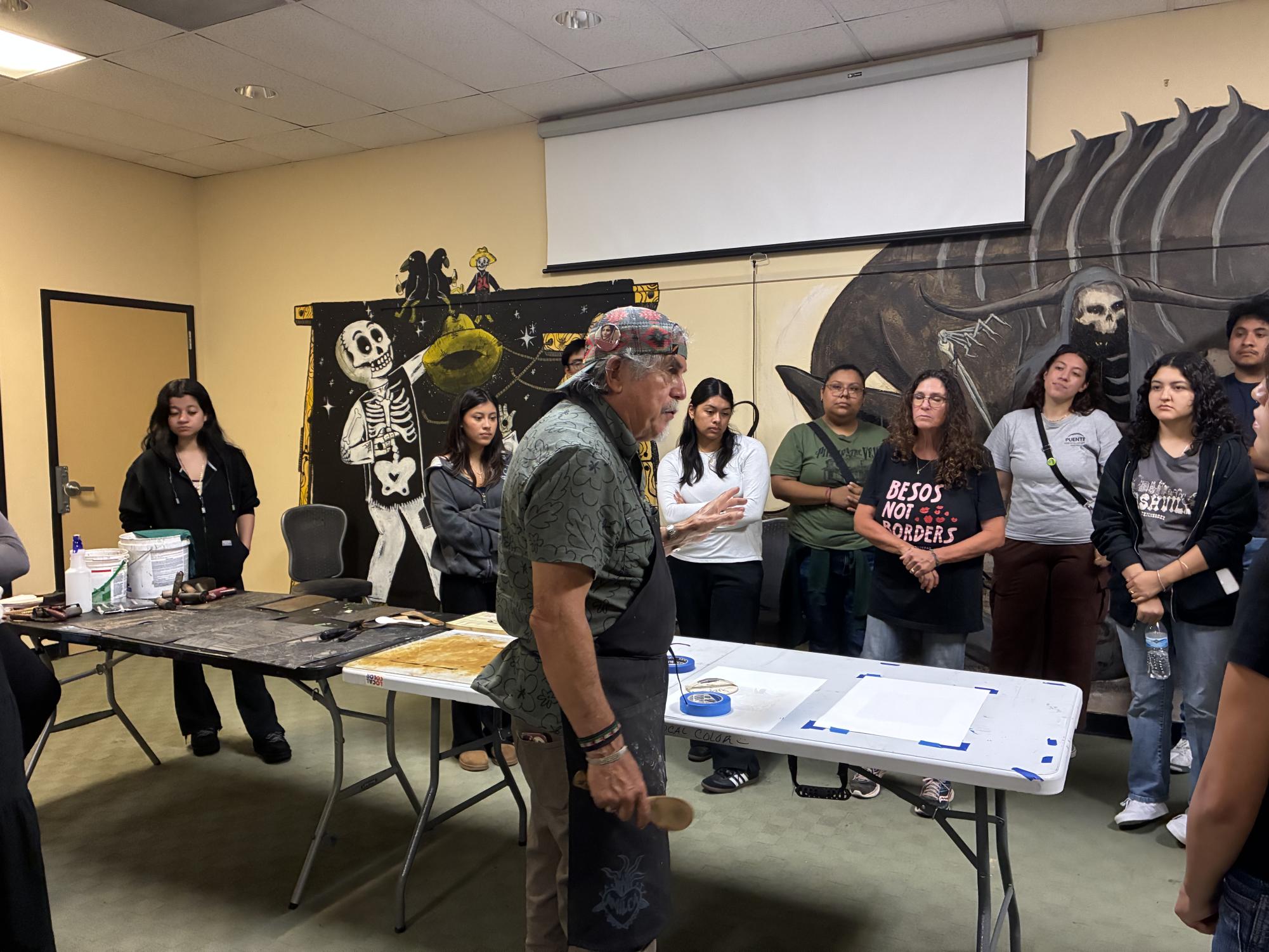 Puente Cohort Connects Art, Activism during Local Art Visit