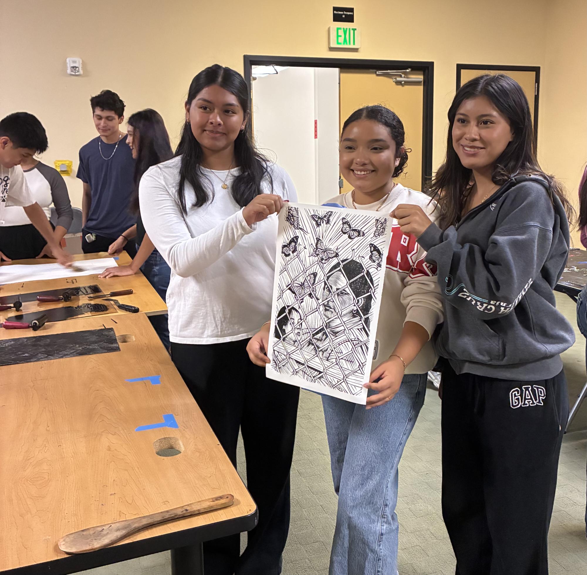 Puente Cohort Connects Art, Activism during Local Art Visit
