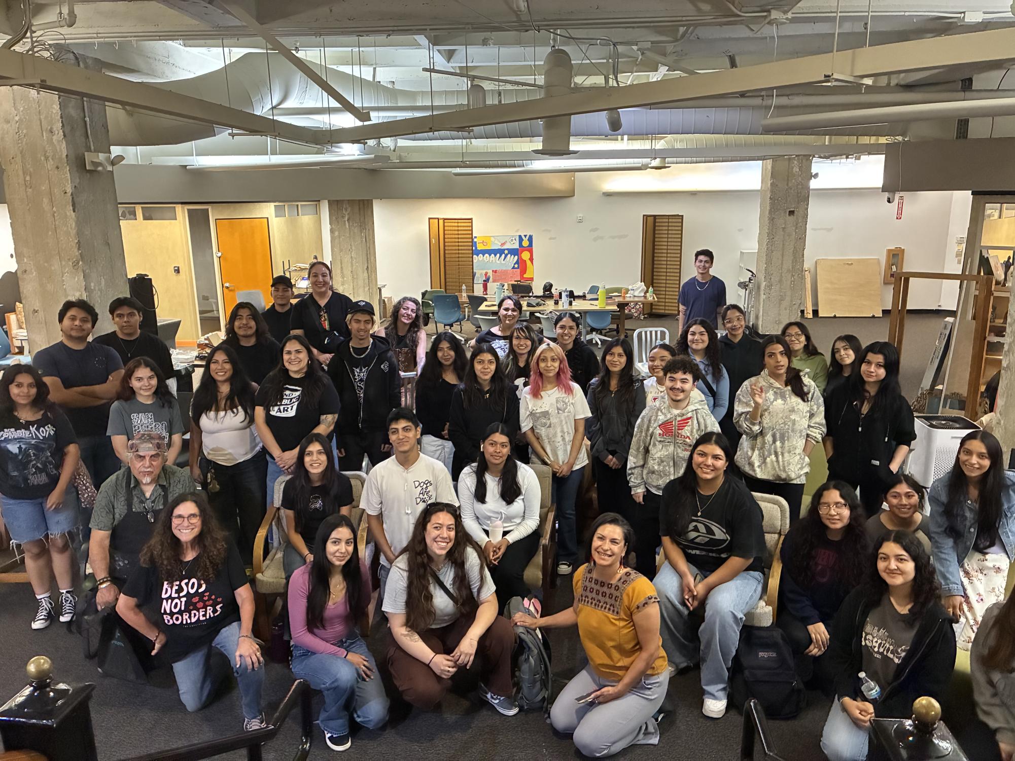 Puente Cohort Connects Art, Activism during Local Art Visit