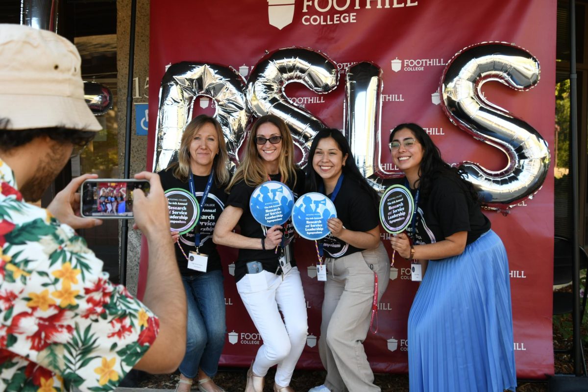 From left to right: Olga Strelnikova, Allison Herman, Vanessa Santillan-Nieto, and Laura Gamez at RSLS 2023.