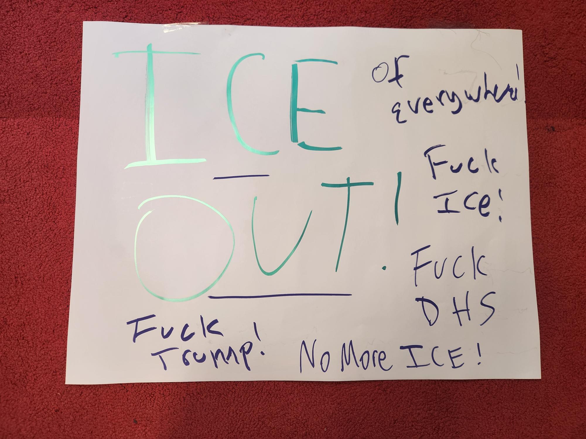 A Statement Against Injustice: Protest Sign Making Event Fosters Community