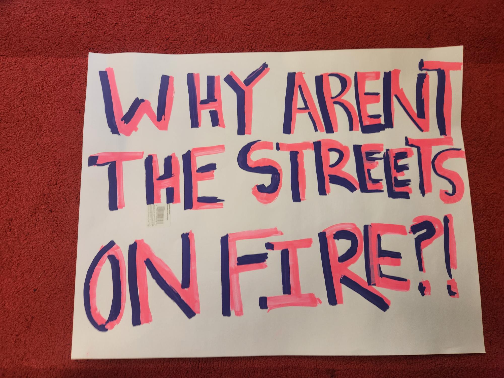 A Statement Against Injustice: Protest Sign Making Event Fosters Community