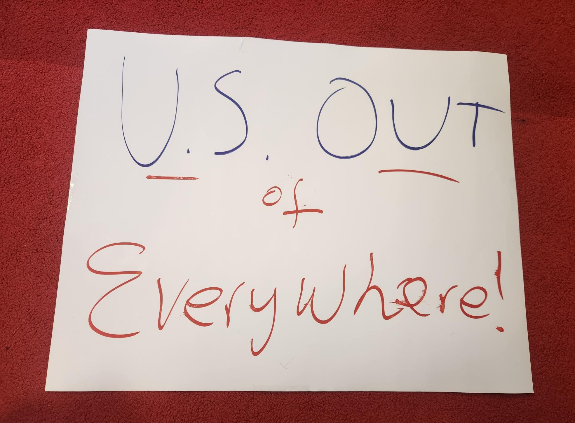 A Statement Against Injustice: Protest Sign Making Event Fosters Community