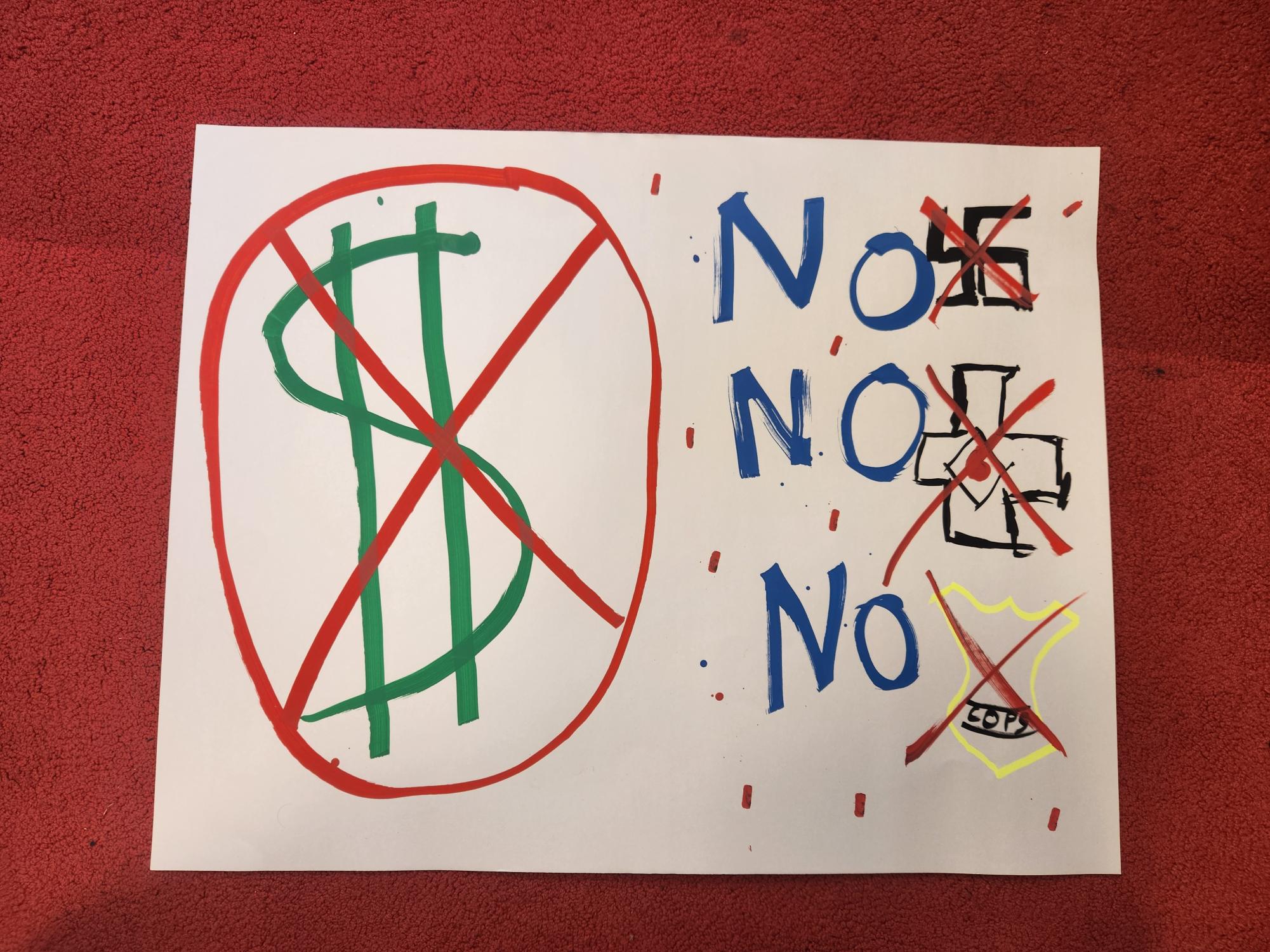 A Statement Against Injustice: Protest Sign Making Event Fosters Community