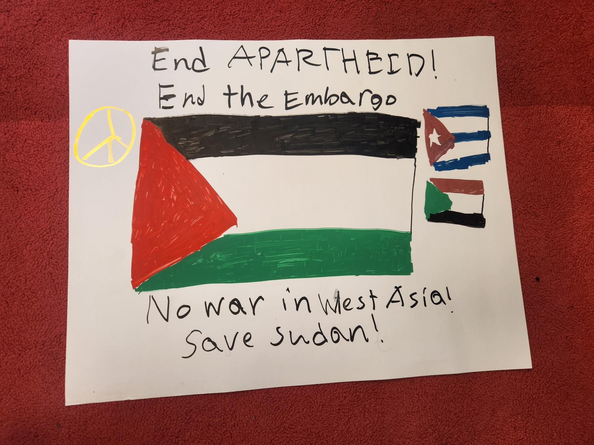 A Statement Against Injustice: Protest Sign Making Event Fosters Community